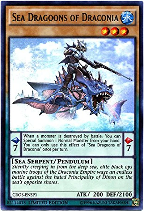 Sea Dragons of Draconia- CROS-ENSP1- Ultra Rare Limited 