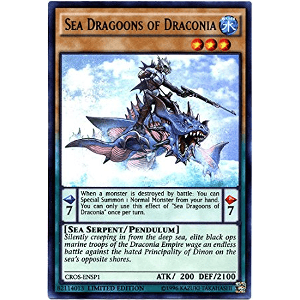 Sea Dragons of Draconia- CROS-ENSP1- Ultra Rare Limited 