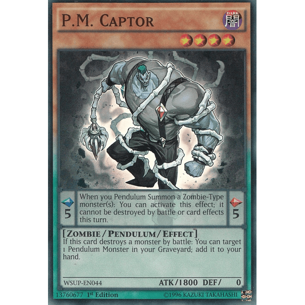 P.M. Captor - WSUP-EN044 - Super Rare