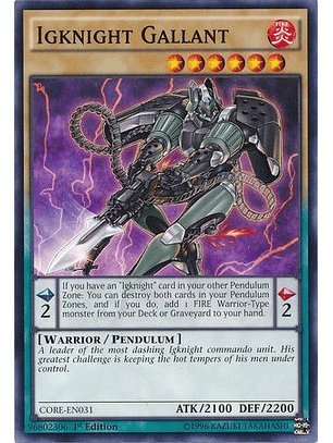 Igknight Gallant - AP08-EN005 - Super Rare