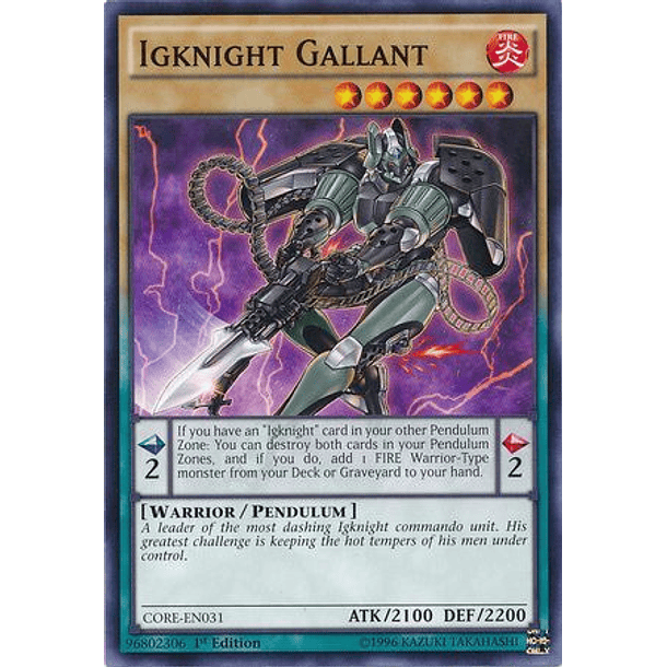 Igknight Gallant - AP08-EN005 - Super Rare