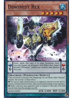 Dinomist Rex - BOSH-EN029 - Super Rare
