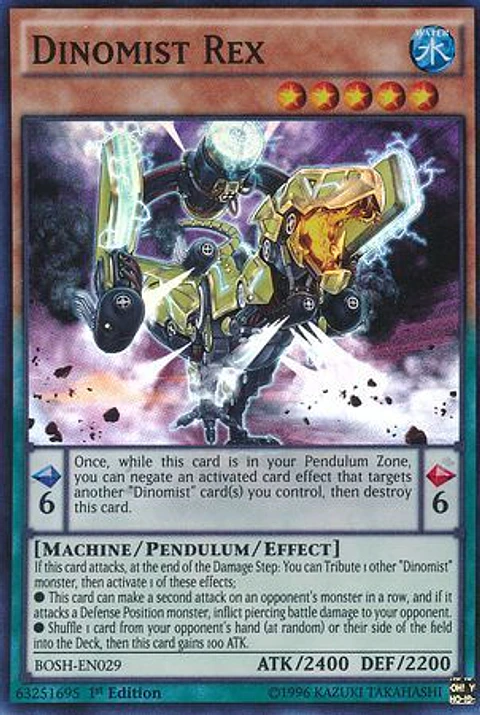Dinomist Rex - BOSH-EN029 - Super Rare