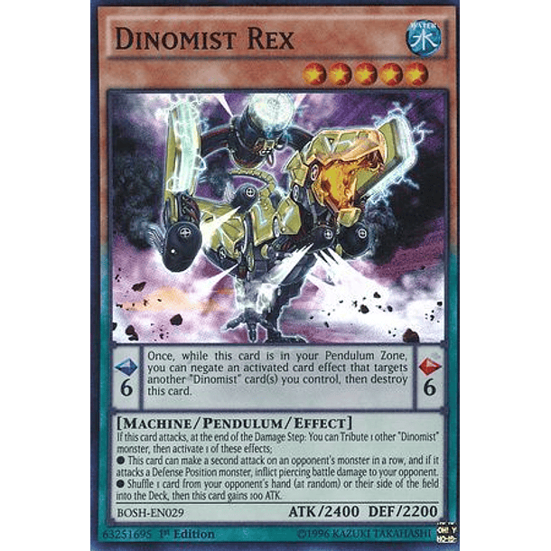 Dinomist Rex - BOSH-EN029 - Super Rare