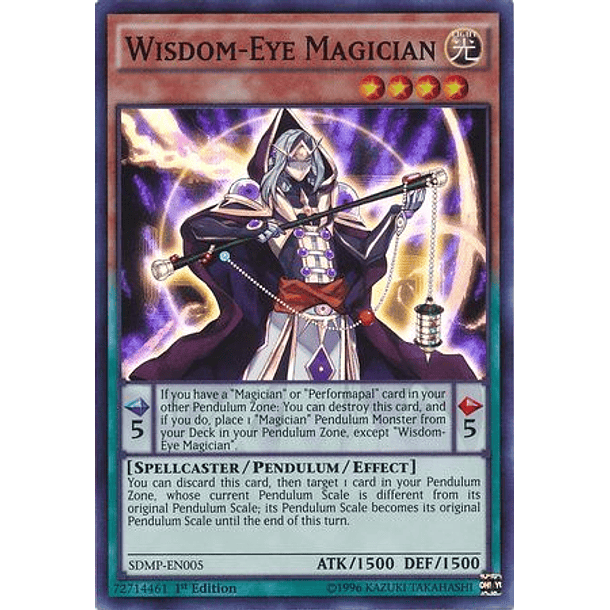 Wisdom-Eye Magician - SDMP-EN005 - Super Rare