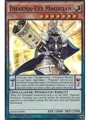 Dharma-Eye Magician - BOSH-EN096 - Super Rare