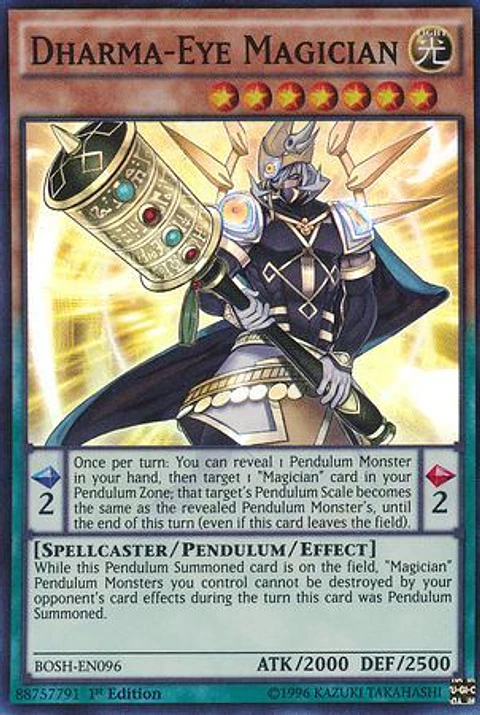 Dharma-Eye Magician - BOSH-EN096 - Super Rare