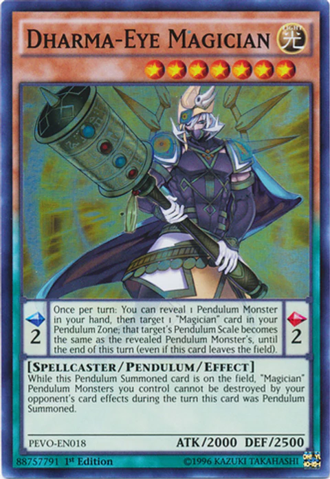Dharma-Eye Magician - PEVO-EN018 - Super Rare