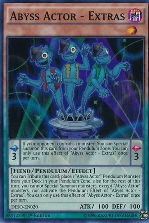 Abyss Actor - Extras - DESO-EN020 - Super Rare