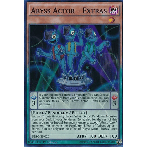 Abyss Actor - Extras - DESO-EN020 - Super Rare