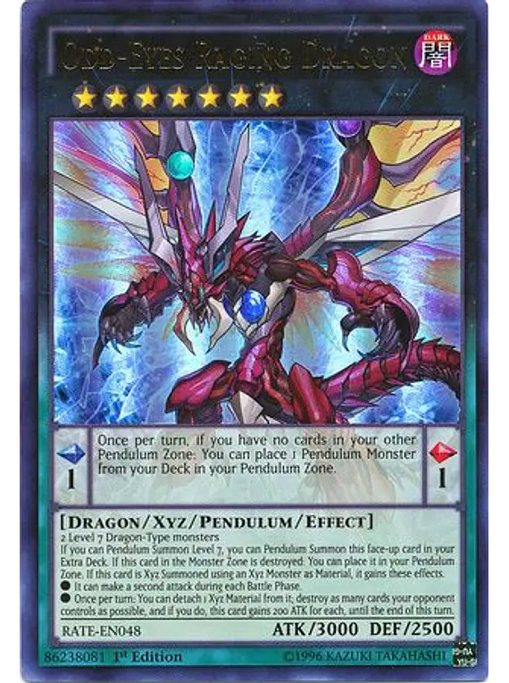 Yu-Gi-Oh! Odd-Eyes Wing Dragon – DIFO-EN098 Super Rare, 1. Ausgabe