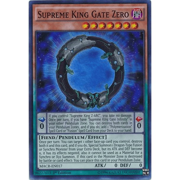Supreme King Gate Zero - MACR-EN017 - Super Rare