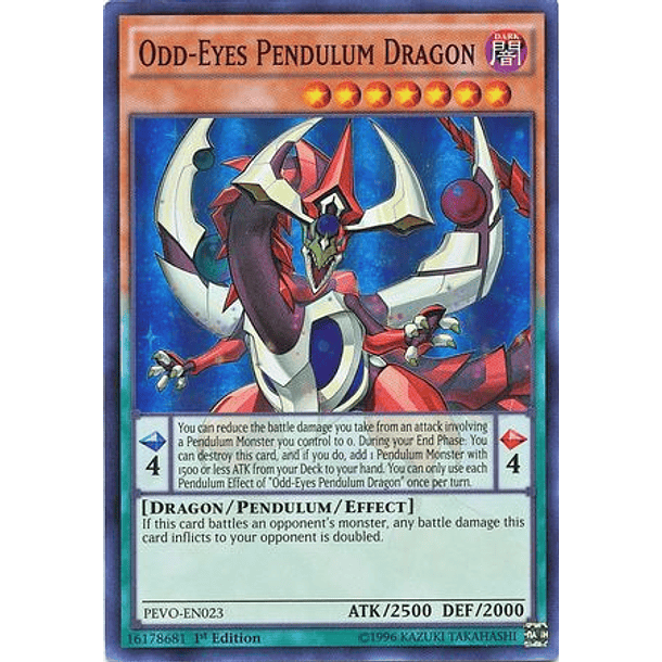 Odd-Eyes Pendulum Dragon - PEVO-EN023 - Super Rare