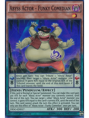 Abyss Actor - Funky Comedian - DESO-EN017 - Super Rare