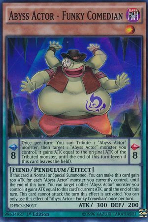 Abyss Actor - Funky Comedian - DESO-EN017 - Super Rare