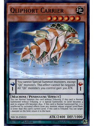 Qliphort Carrier - NECH-EN022 - Super Rare