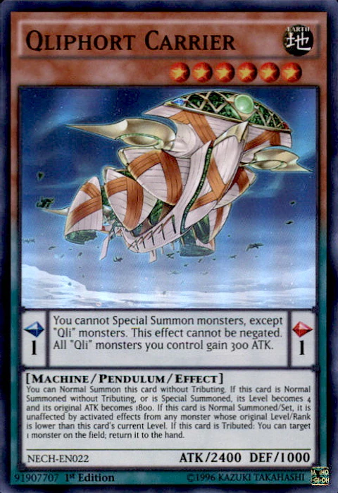 Qliphort Carrier - NECH-EN022 - Super Rare