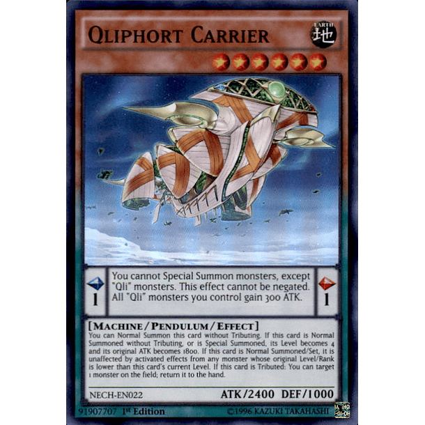Qliphort Carrier - NECH-EN022 - Super Rare