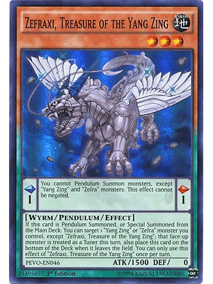 Zefraxi, Treasure of the Yang Zing - PEVO-EN046 - Super Rare 