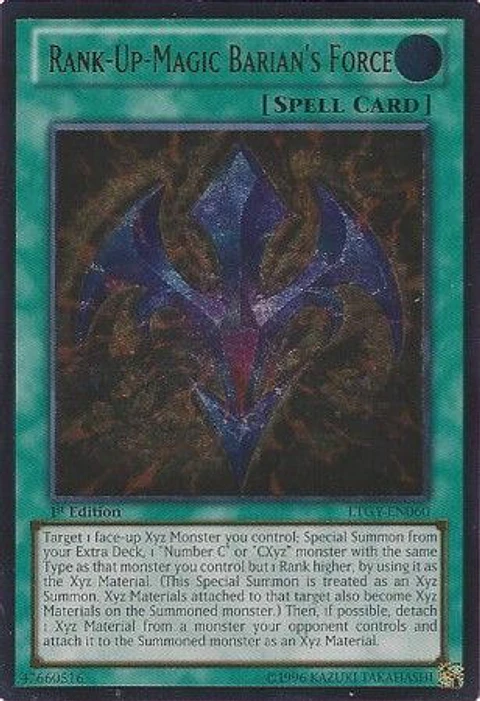 Ultimate Rare - Rank-Up-Magic Barian's Force - LTGY-EN060