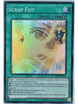 Scrap Fist - SDSE-EN024 - Super Rare 