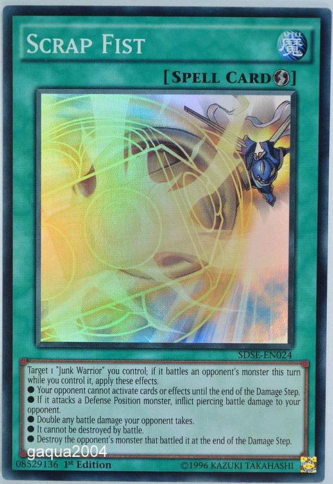 Scrap Fist - SDSE-EN024 - Super Rare 