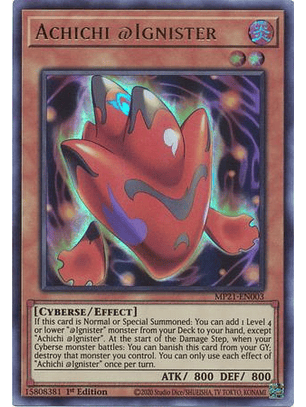 Achichi @Ignister - MP21-EN003 - Ultra Rare