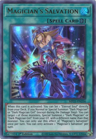 Magician's Salvation - MP21-EN256 - Ultra Rare 1