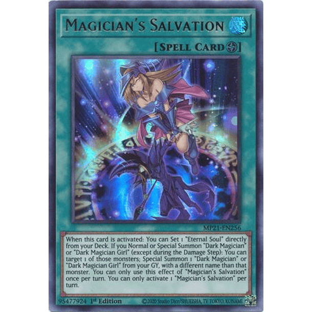 Magician's Salvation - MP21-EN256 - Ultra Rare