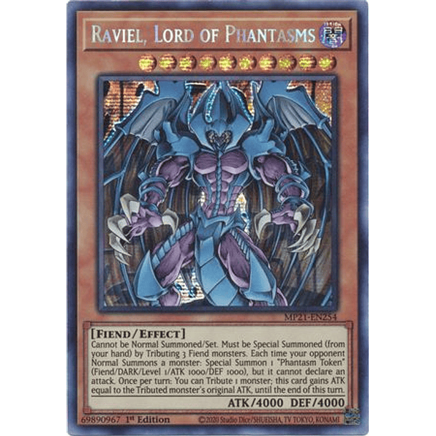 Raviel, Lord of Phantasms - MP21-EN254 - Prismatic Secret Rare