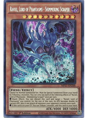 Raviel, Lord of Phantasms - Shimmering Scraper - MP21-EN248 - Prismatic Secret Rare