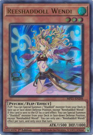 Reeshaddoll Wendi - MP21-EN244 - Ultra Rare 1