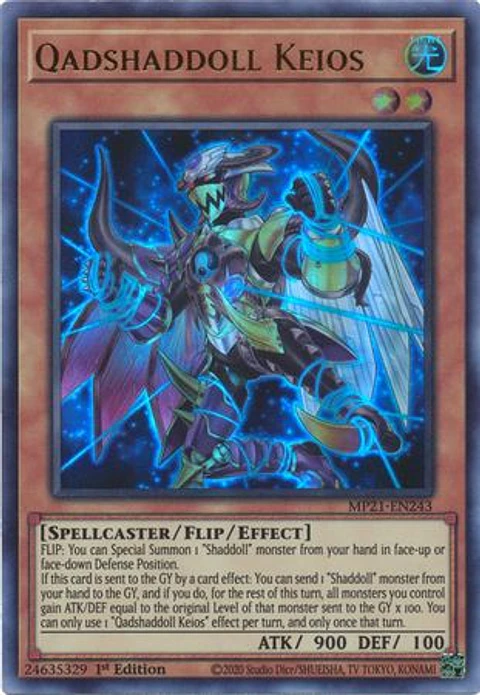 Qadshaddoll Keios - MP21-EN243 - Ultra Rare 