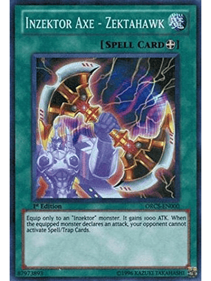 Inzektor Axe - Zektahawk - ORCS-EN000 - Super Rare