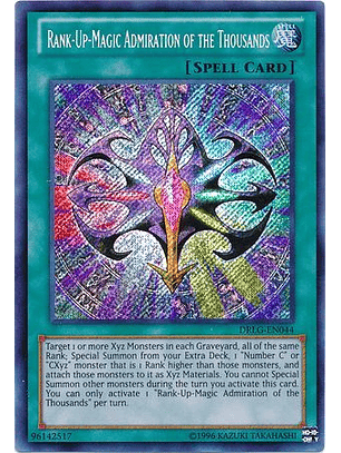 Rank-Up-Magic Admiration of the Thousands - DRLG-EN044 - Secret Rare