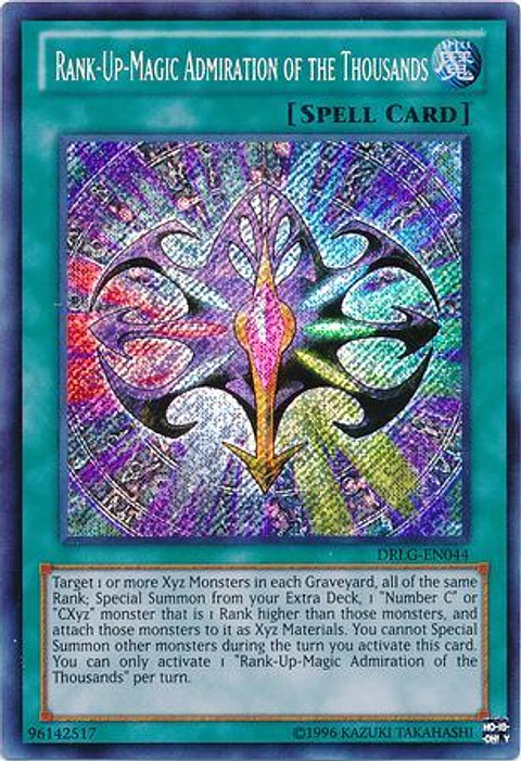Rank-Up-Magic Admiration of the Thousands - DRLG-EN044 - Secret Rare
