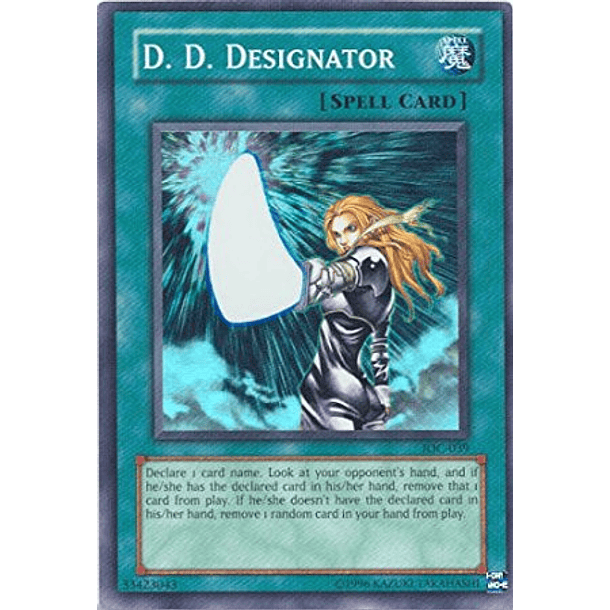 D.D. Designator - IOC-039 - Super Rare 1st Edition