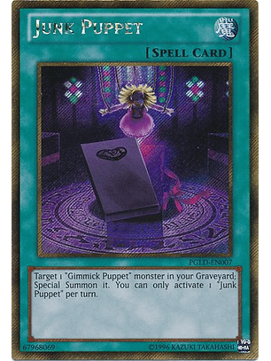 Junk Puppet - PGLD-EN007 - Gold Secret Rare