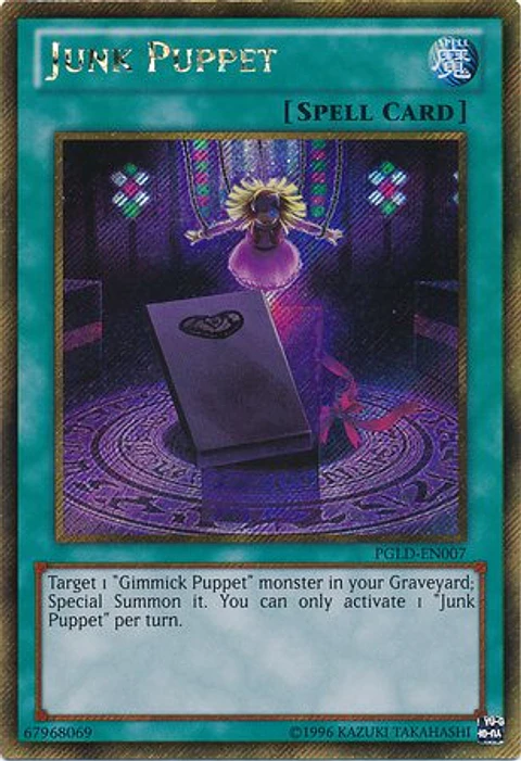 Junk Puppet - PGLD-EN007 - Gold Secret Rare