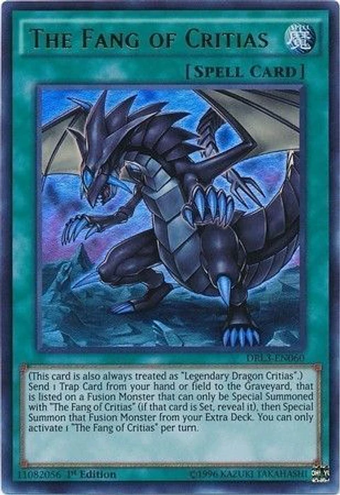 The Fang of Critias - DRL3-EN060 - Ultra Rare
