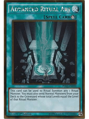 Advanced Ritual Art - PGL2-EN050 - Gold Rare 