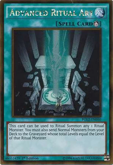 Advanced Ritual Art - PGL2-EN050 - Gold Rare 
