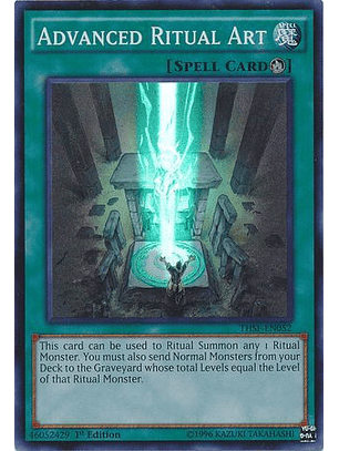 Advanced Ritual Art - THSF-EN052 - Super Rare (daño Menor) Italiano 