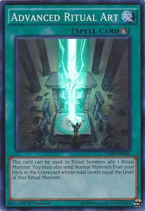 Advanced Ritual Art - THSF-EN052 - Super Rare (daño Menor) Italiano 