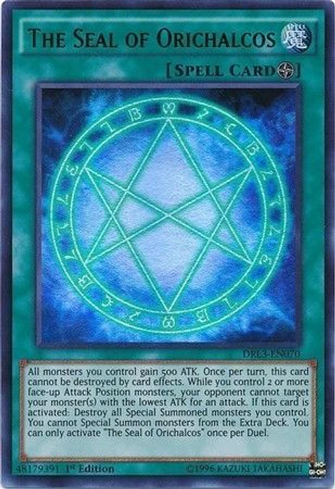 The Seal of Orichalcos - DRL3-EN070 - Ultra Rare