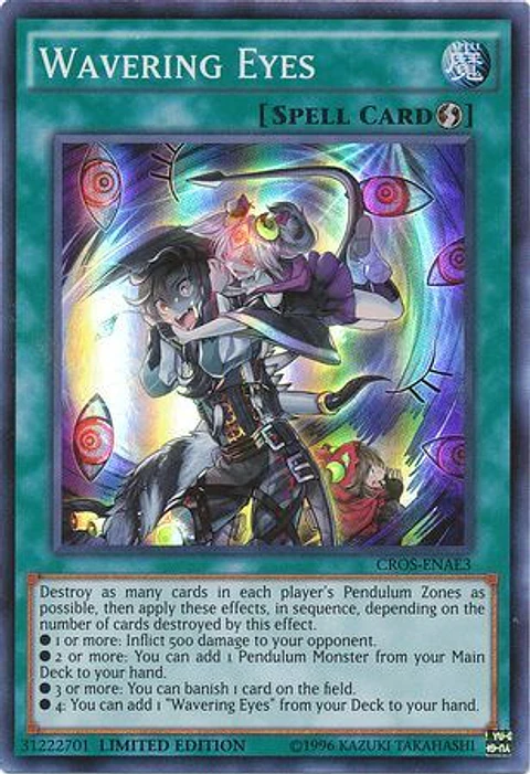 Wavering Eyes - CROS-ENAE3 - Super Rare (español)