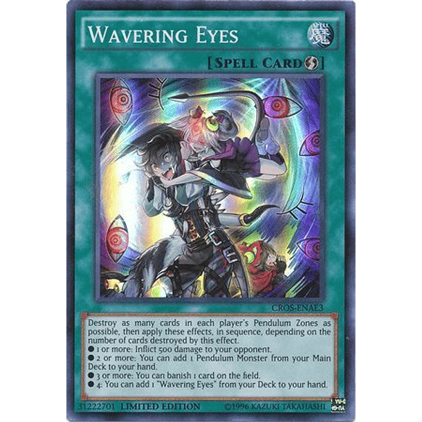 Wavering Eyes - CROS-ENAE3 - Super Rare (español)
