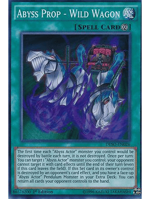 Abyss Prop - Wild Wagon - DESO-EN026 - Super Rare