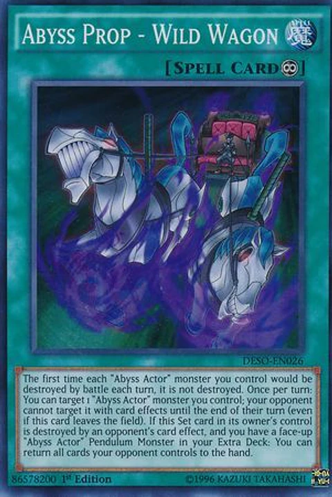 Abyss Prop - Wild Wagon - DESO-EN026 - Super Rare