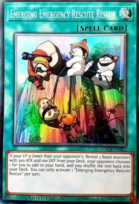 Emerging Emergency Rescute Rescue - MACR-ENSE3 - Super Rare